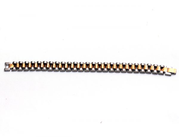Prestige Silver & Rose Gold Bracelet - Image 2